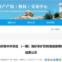 超17.5元/方！福建漳州國企近3億元競得儲量超1900萬方海砂礦